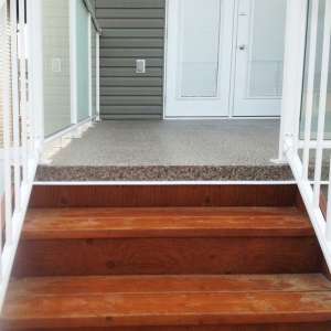 Image showing Duradek products and decking on a Patio