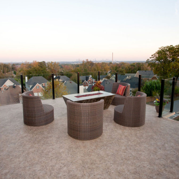 Image showing Duradek products and decking on a rooftop